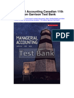 Managerial Accounting Canadian 11Th Edition Garrison Test Bank Full Chapter PDF