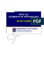 STUDY GUIDE PSYC101 DE 2024 - AutoRecovered