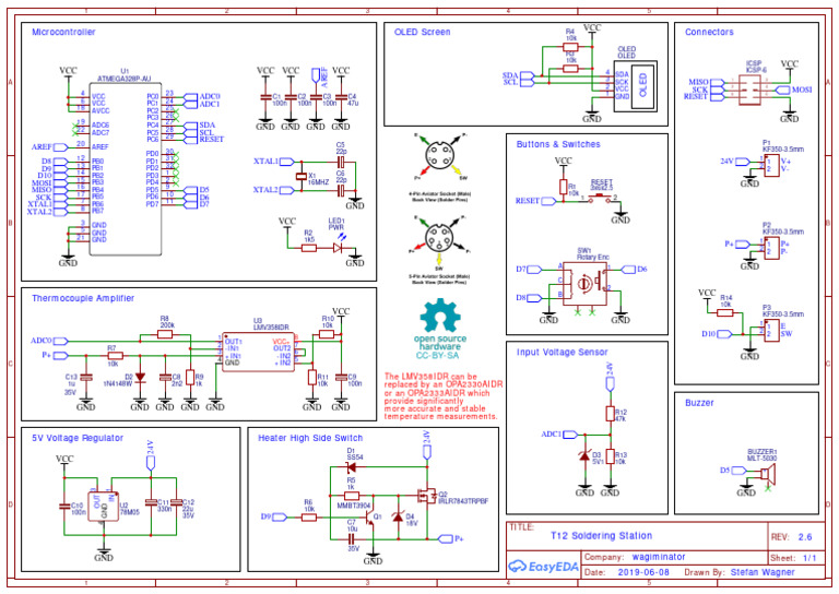 T12 Soldering Station Schematic | PDF | Electrical Engineering ...