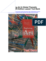 Exploring Art A Global Thematic Approach 5Th Edition Lazzari Test Bank Full Chapter PDF