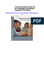 Managerial Accounting Tools For Business Canadian 3Rd Edition Weygandt Test Bank Full Chapter PDF