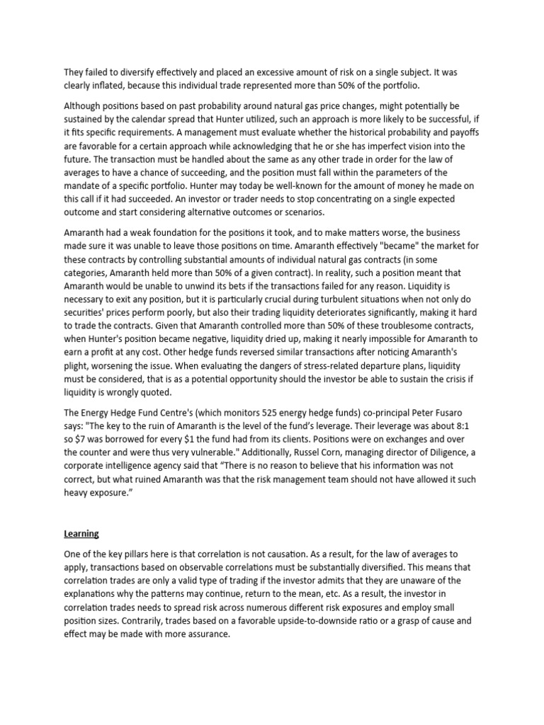 Derivatives | PDF | Hedge Fund | Market Liquidity