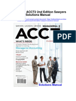 Managerial Acct2 2Nd Edition Sawyers Solutions Manual Full Chapter PDF