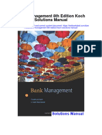 Bank Management 8Th Edition Koch Solutions Manual Full Chapter PDF