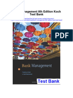 Bank Management 8Th Edition Koch Test Bank Full Chapter PDF