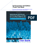 Managerial Economics 3Rd Edition Froeb Test Bank Full Chapter PDF