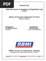 DSA Practical File - MCA