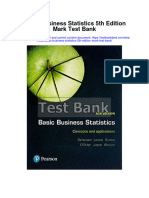 Basic Business Statistics 5Th Edition Mark Test Bank Full Chapter PDF