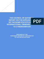 Application of Rome Statute of The ICC To Cyberwarfare