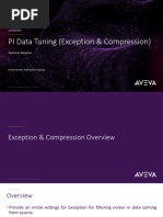 PI Data Tuning (Exception & Compression)