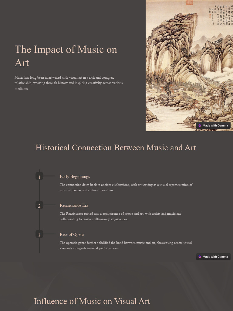 The Impact of Music On Art | PDF