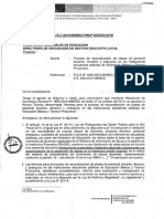 Oficio Múltiple #061-2014 Proceso de Racionalización de Plazas de Personal Docente, Directivo y Jerarquico en II - EE - .