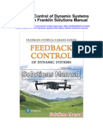 Feedback Control of Dynamic Systems 8Th Edition Franklin Solutions Manual Full Chapter PDF