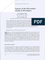 Liégeois y Eneman (2012) - Ethical Aspects of The Prevention of Suicide in Psychiatry