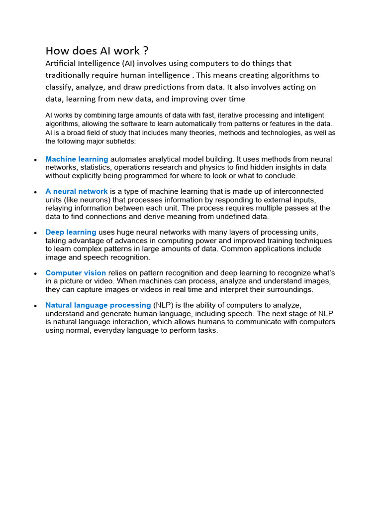 How Does Ai Work Pdf