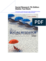 Basics of Social Research 7Th Edition Babbie Test Bank Full Chapter PDF