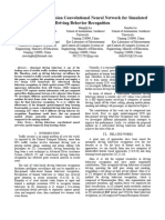 Spatial-Temporal Fusion Convolutional Neural Network For Simulated Driving Behavior Recognition