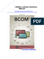 Bcom 8Th Edition Lehman Solutions Manual Full Chapter PDF