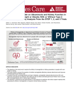 Semaglutide On Albuminuria and Kidney Function in People With Overweight or Obesity, DM2 or Not. Diabetes Care 2023