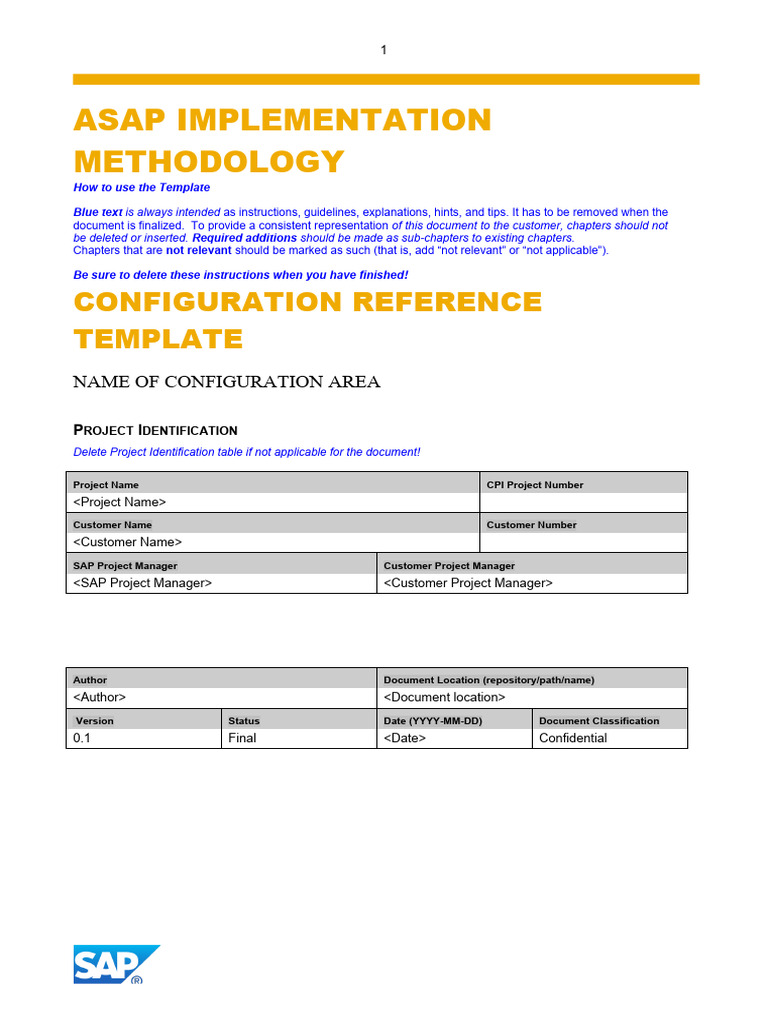 Configuration Reference Template | Download Free PDF | Documentation ...