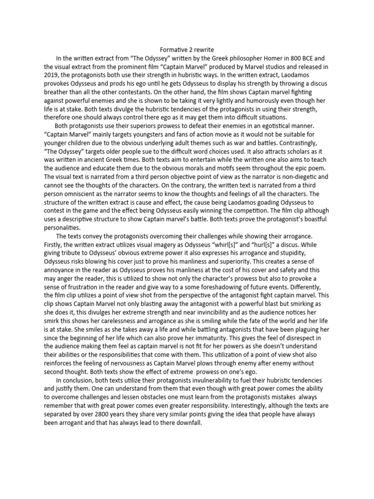 Formative sample english a myp pdf narration odyssey