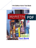 Marketing 11Th Edition Kerin Test Bank Full Chapter PDF