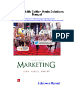 Marketing 12Th Edition Kerin Solutions Manual Full Chapter PDF