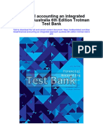 Download Financial Accounting An Integrated Approach Australia 6Th Edition Trotman Test Bank full chapter pdf