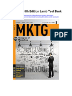 Marketing 8Th Edition Lamb Test Bank Full Chapter PDF