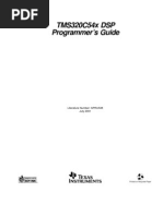 TMS320C54x DSP Programmer's Guide: Literature Number: SPRU538 July 2001