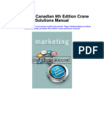 Marketing Canadian 9Th Edition Crane Solutions Manual Full Chapter PDF