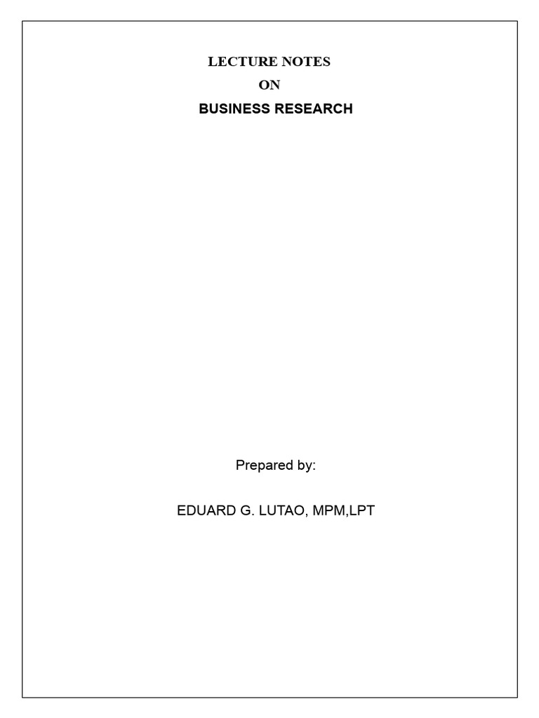 BAC 7 - Introduction With Research | PDF | Experiment | Social Research