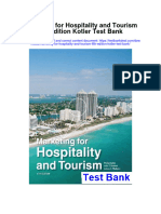 Marketing For Hospitality and Tourism 6Th Edition Kotler Test Bank Full Chapter PDF