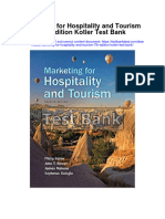 Marketing For Hospitality and Tourism 7Th Edition Kotler Test Bank Full Chapter PDF