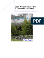 Biochemistry A Short Course 3Rd Edition Tymoczko Test Bank Full Chapter PDF