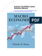 Download Macroeconomics 3Rd Edition Jones Solutions Manual full chapter pdf