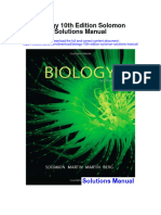Biology 10Th Edition Solomon Solutions Manual Full Chapter PDF