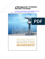 Marketing Management 1St Edition Marshall Test Bank Full Chapter PDF