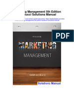 Marketing Management 5Th Edition Iacobucci Solutions Manual Full Chapter PDF