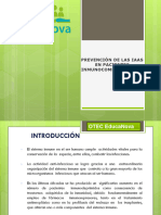 3.6 Prevención de IAAS en Pctes. Inmunocomprometidos