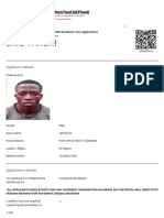 Eric Yakum: Applicant Details