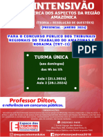 Apostila Do Intensivão Acerca de História Do Amazonas (Curso Presencial - Janeiro de 2024) - Professor Pedrosa