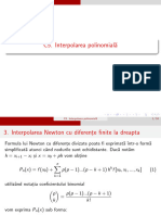 C5. Interpolarea Polinomial A