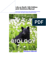 Biology Life On Earth 10Th Edition Audesirk Solutions Manual Full Chapter PDF