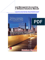 Financial and Managerial Accounting 18Th Edition Williams Solutions Manual Full Chapter PDF