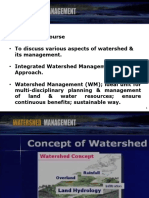 Watershed Management. Special Topics in WRE...