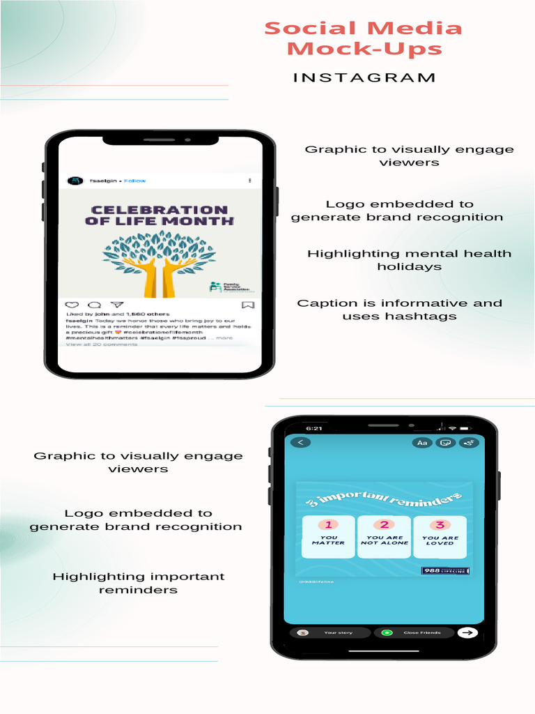 5 Annotated Social Media Mock-Ups | PDF | Social Media | Popular ...