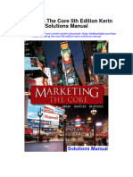 Marketing The Core 5Th Edition Kerin Solutions Manual Full Chapter PDF