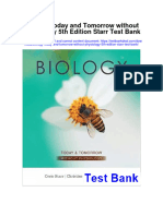 Biology Today and Tomorrow Without Physiology 5Th Edition Starr Test Bank Full Chapter PDF
