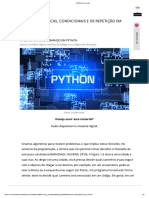 1 Estruturas Lógicas, Condicionais e de Repetição em Python